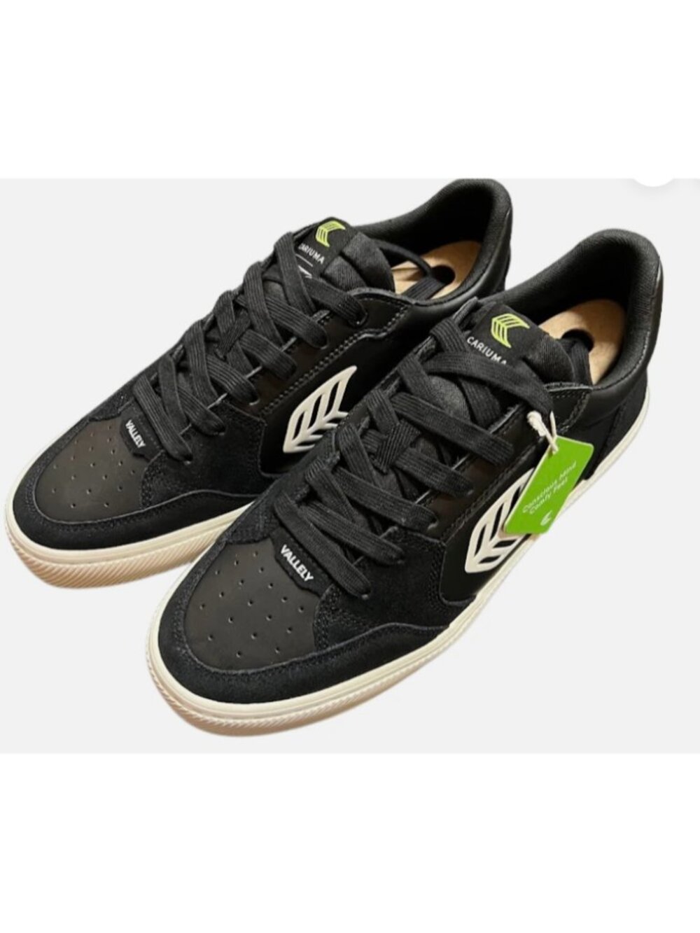 CARIUMA VALLELY PRO BLACK Premium Leather and Suede MEN'S SIZE 10.5
